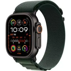 Watch Ultra 2 GPS + Cellular 49mm Black Titanium Case with Dark Green Alpine Loop