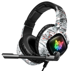 ONIKUMA K19 Wired Gaming Headset – White