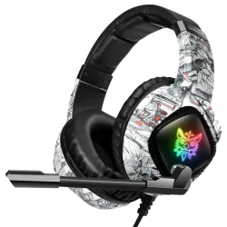 ONIKUMA K19 Wired Gaming Headset – White