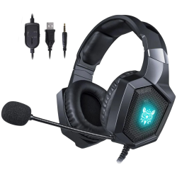ONIKUMA K8 Wired Gaming Headset – Black