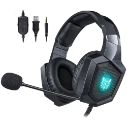 ONIKUMA K8 Wired Gaming Headset – Black