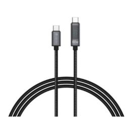Devia Extreme Speed Series C To C PD 60W Metal Woven Fast Cable With Digital Display (1.2M)