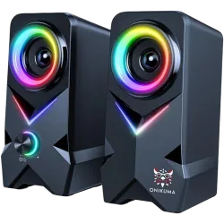 ONIKUMA L2 Wired Gaming Speaker – Black