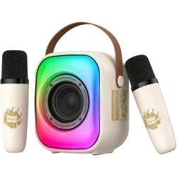 ONIKUMA L7 Wireless Speaker RGB Light – Beige