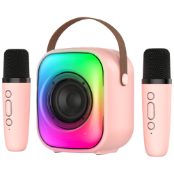 ONIKUMA L7 Wireless Speaker RGB Light – Pink