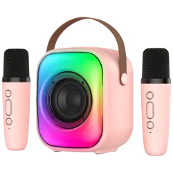 ONIKUMA L7 Wireless Speaker RGB Light – Pink