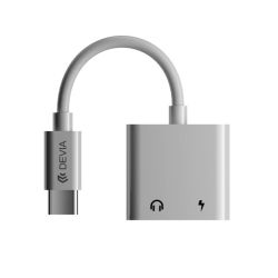 Devia Smart Series Type C to 3.5mm Adapter with Charging