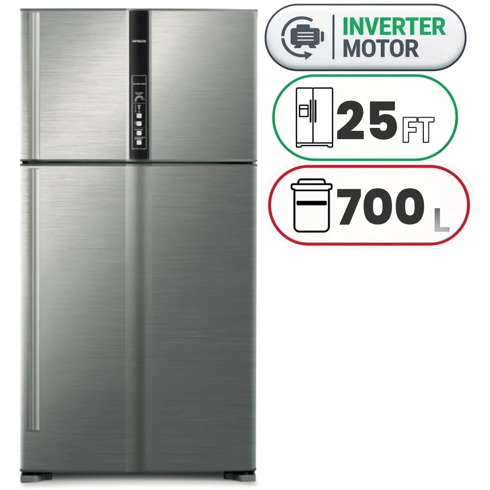 Hitachi R-V990PUQ1-1 Refrigerator - 700 L - Inverter