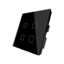 Smartex Smart Switch 4 Gang-Black
