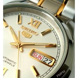 Seiko Man - Hardlex - Day-Date, Two-Tone Case/Bracelet
