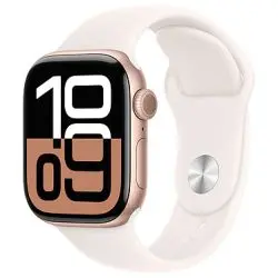 Watch Series 10 GPS Sport Band.-Rose Gold-Medium/Large-46mm