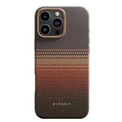 PITAKA Sunset・Moonrise Military-Grade Protective Case for iPhone 16 Pro Max(Sunset)
