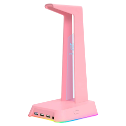 ONIKUMA ST-2 RGB Headphone Stand – Pink