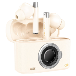 ONIKUMA T18 Wireless Gaming Earbuds – Beige