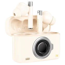 ONIKUMA T18 Wireless Gaming Earbuds – Beige