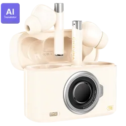ONIKUMA T18 Wireless Earbuds Live Translation – Beige