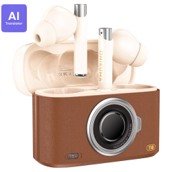 ONIKUMA T18 Wireless Earbuds Live Translation – Brown