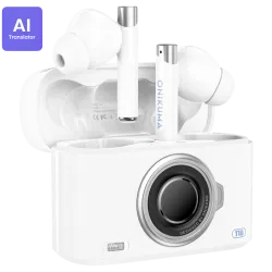 ONIKUMA T18 Wireless Earbuds Live Translation – White
