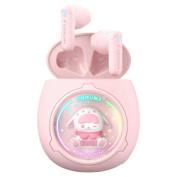 ONIKUMA T302 Wireless Earbuds – Pink