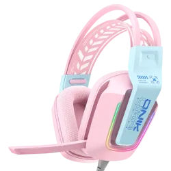 ONIKUMA X13 Wired Gaming Headphones – Pink