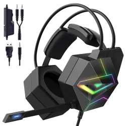 ONIKUMA X20 7.1 Surround Gaming Headset – Black