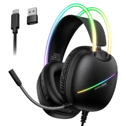 ONIKUMA X33 Wired Gaming Headset Type-C – Black