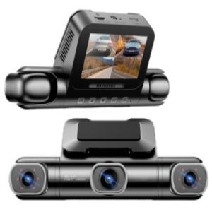 Azdome Dashcam M660 - 3-Lens Dash Cam - 4K+2K, GPS, 5G Wi-Fi, 128GB
